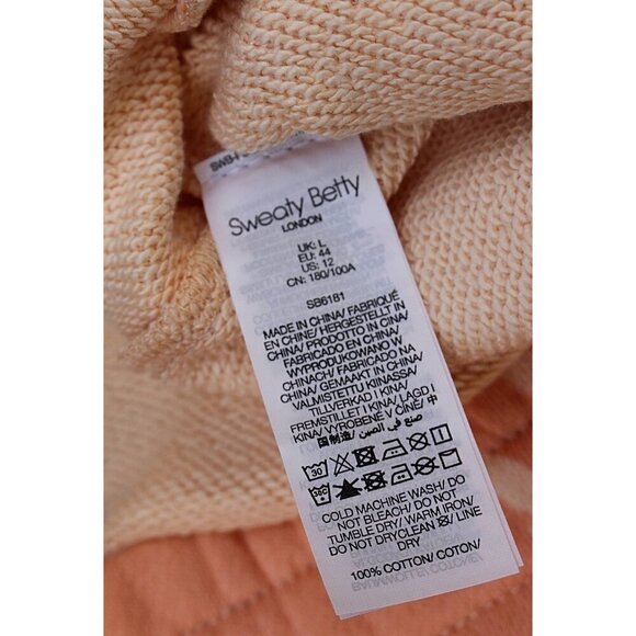 New w/Tags - sz Lrg - Sweaty Betty Essential Pocket Joggers in Orange Tie Dye - Picture 7 of 11
